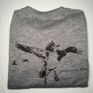 Boys Gray Long Sleeve T-Shirt